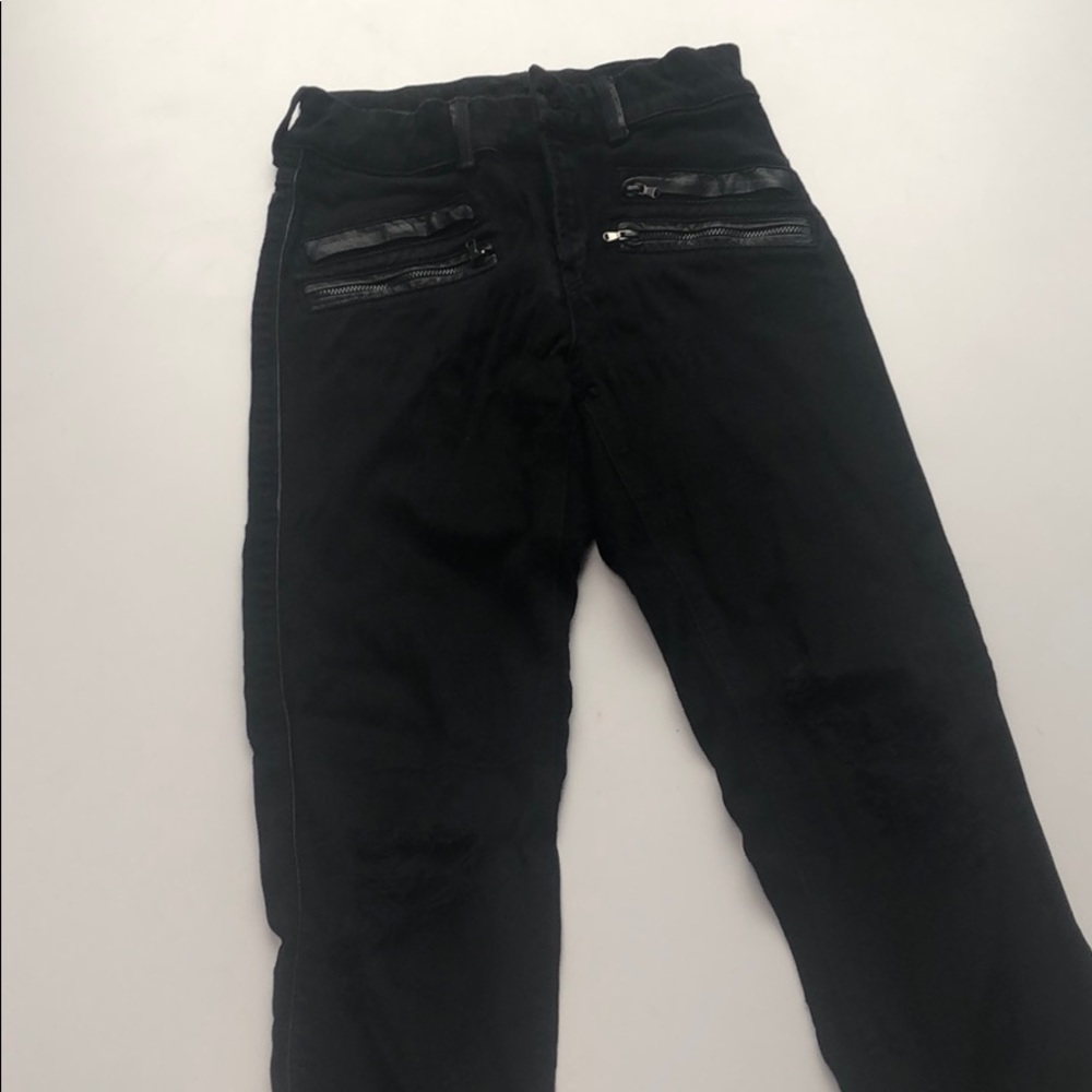 Hi detail, zip ankle, Designer stretch jean